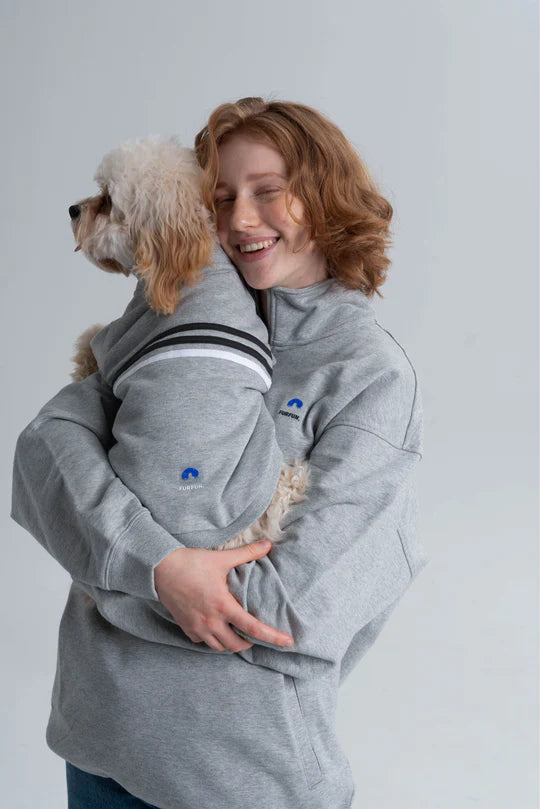 PawsPlay half-zip Dog sweatshirt