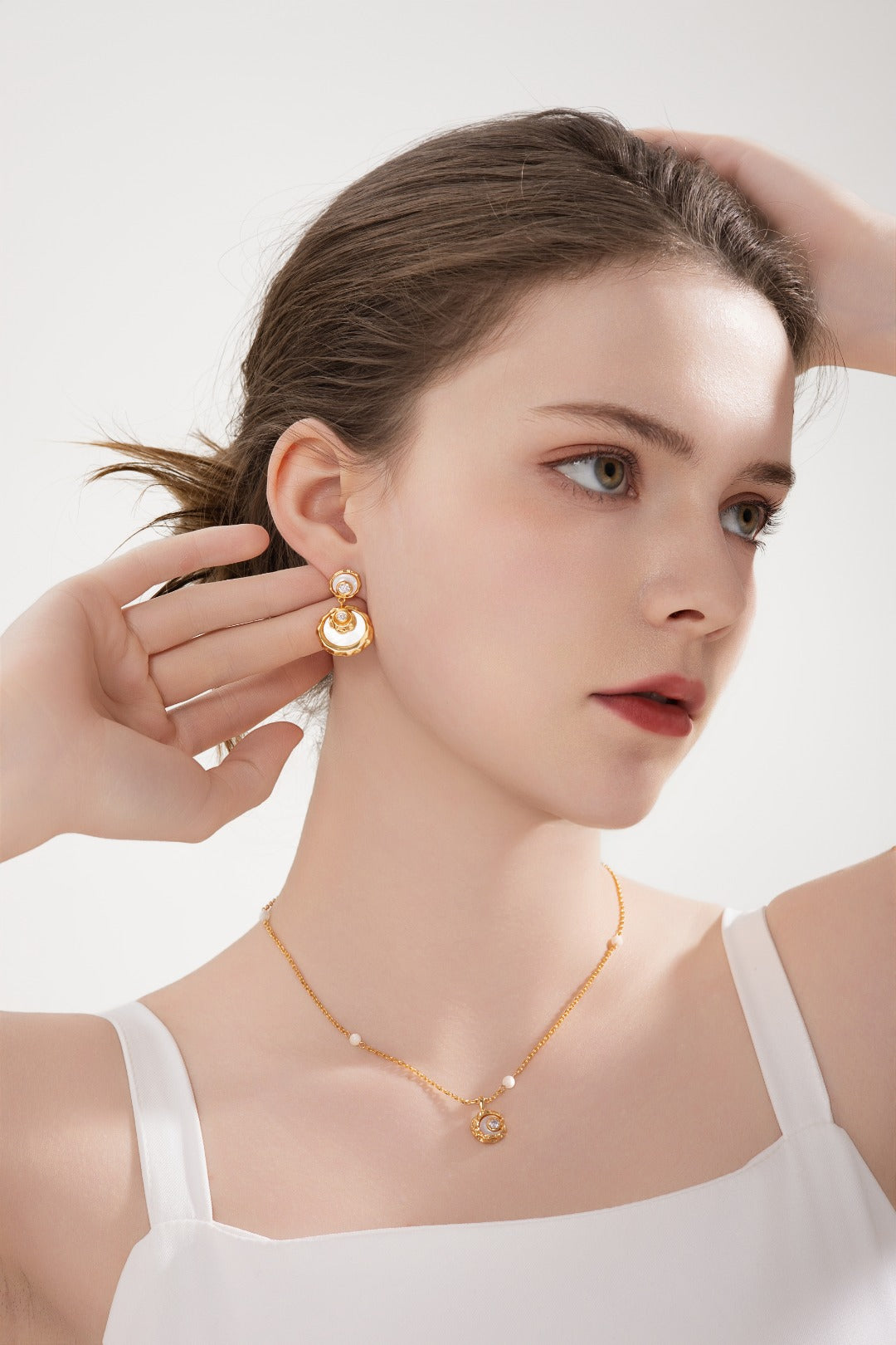 Celeste Circle Earrings