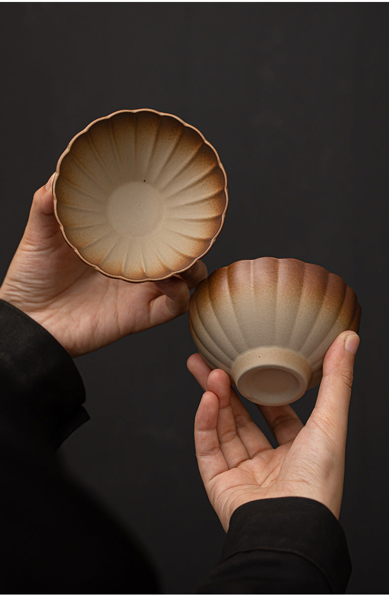 Chestnut Bloom Japanese Tea Cup