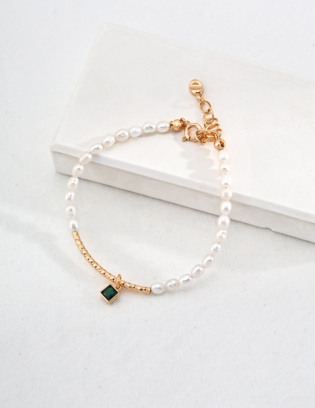 Emerald Whisper Bracelet
