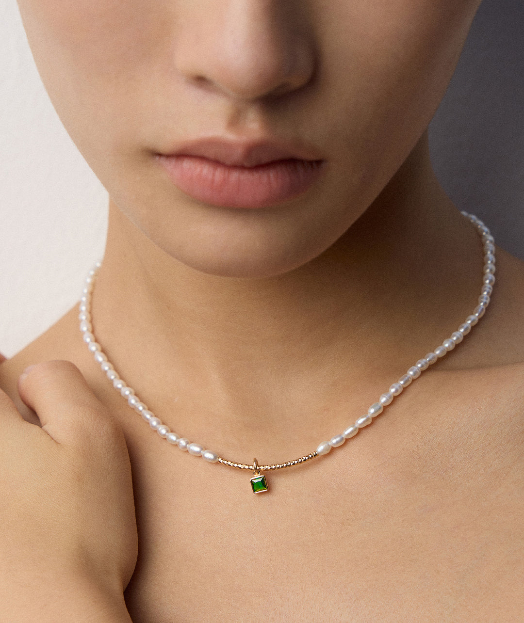 Emerald Whisper Necklace