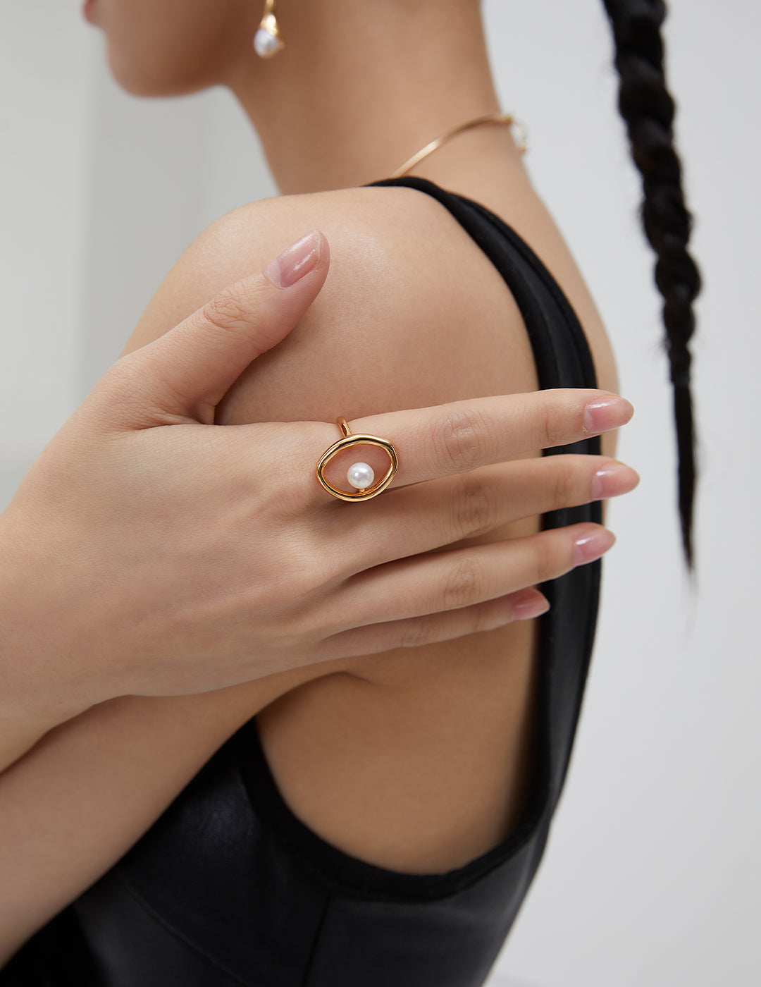 Halo Pearl Ring
