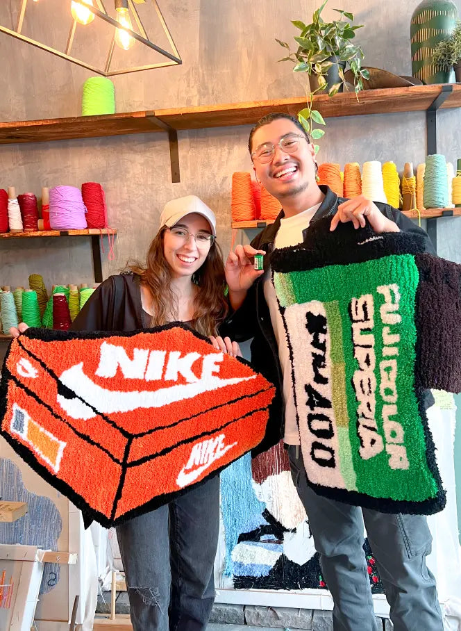 Date Night Goals: Tufted Nike & Film-Inspired Rugs Trend