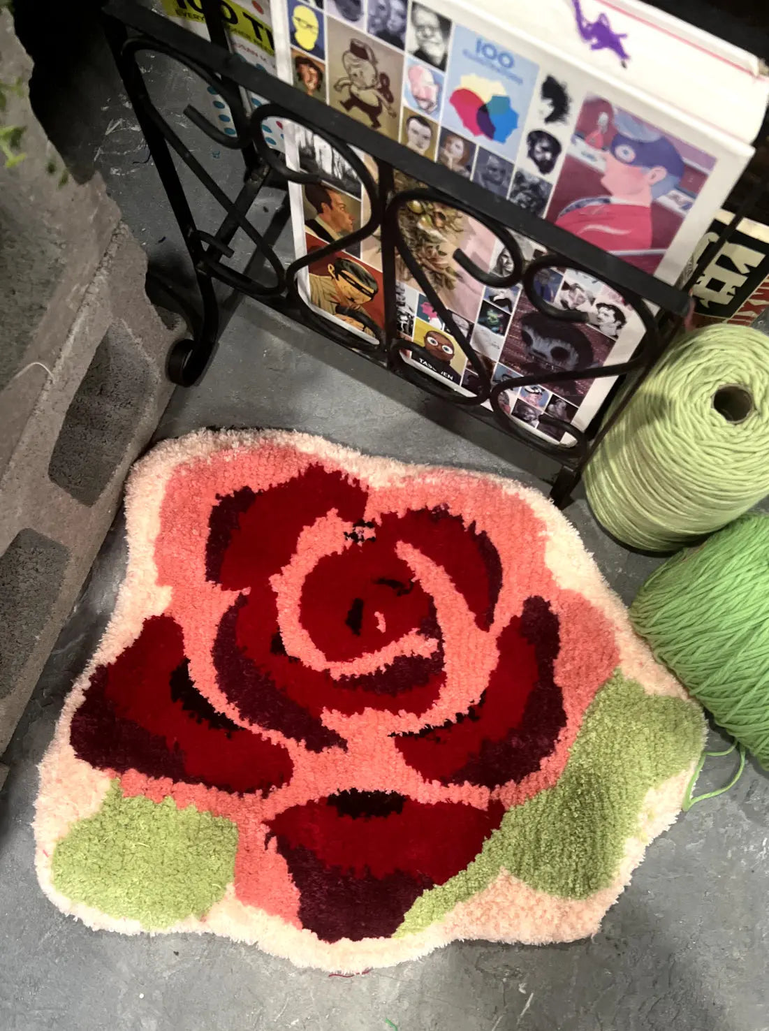 What Designers Do on Their Days Off: Rug Making! Abstract