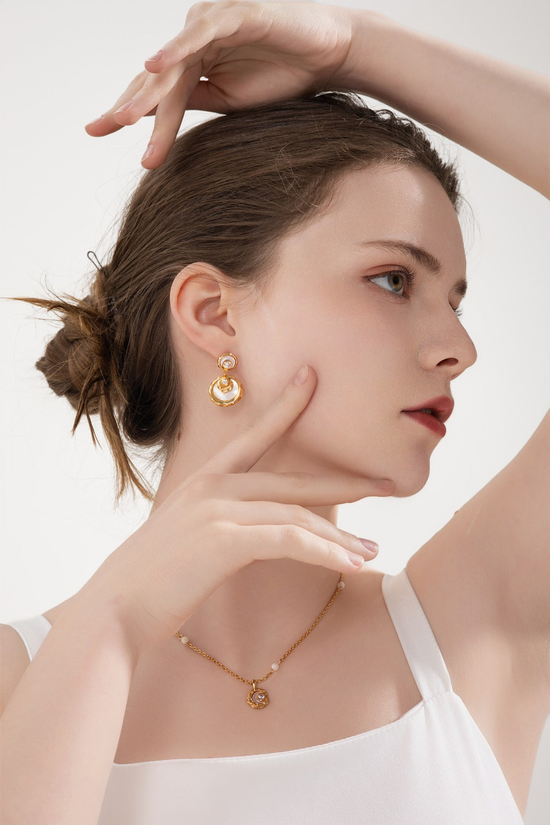 Celeste Circle Earrings