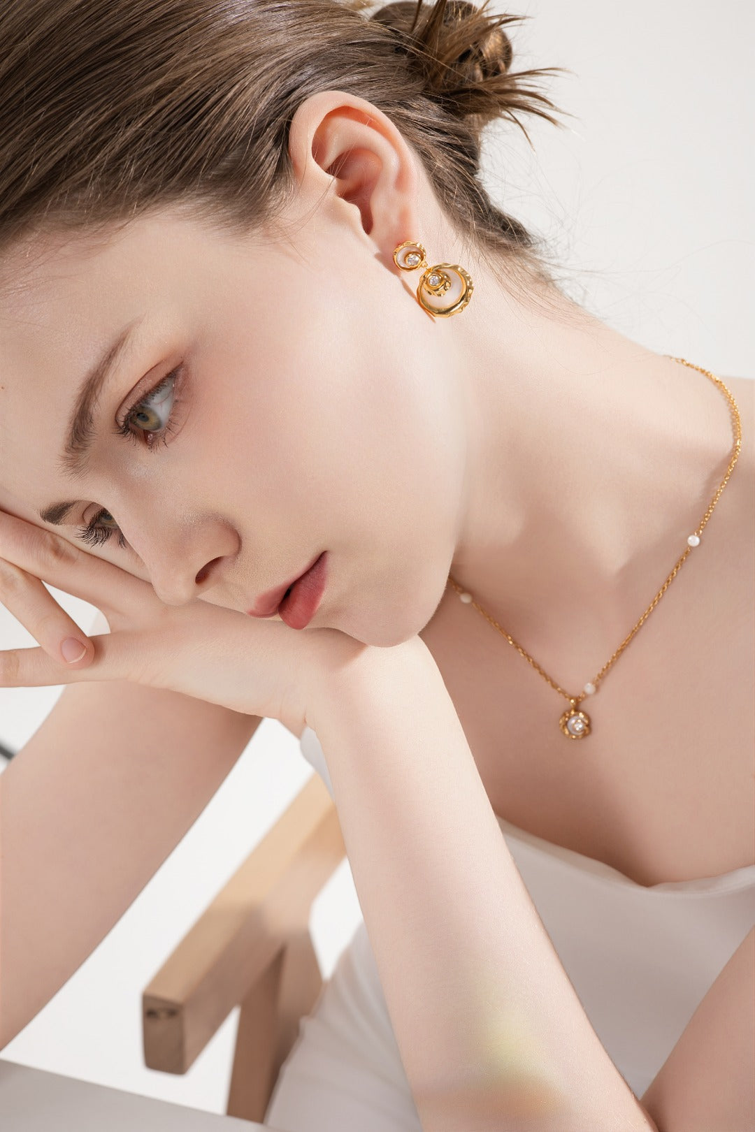 Celeste Circle Earrings