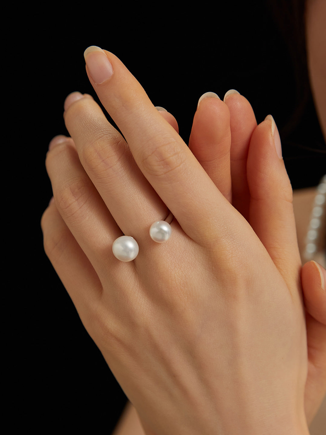 Dual Pearl Ring