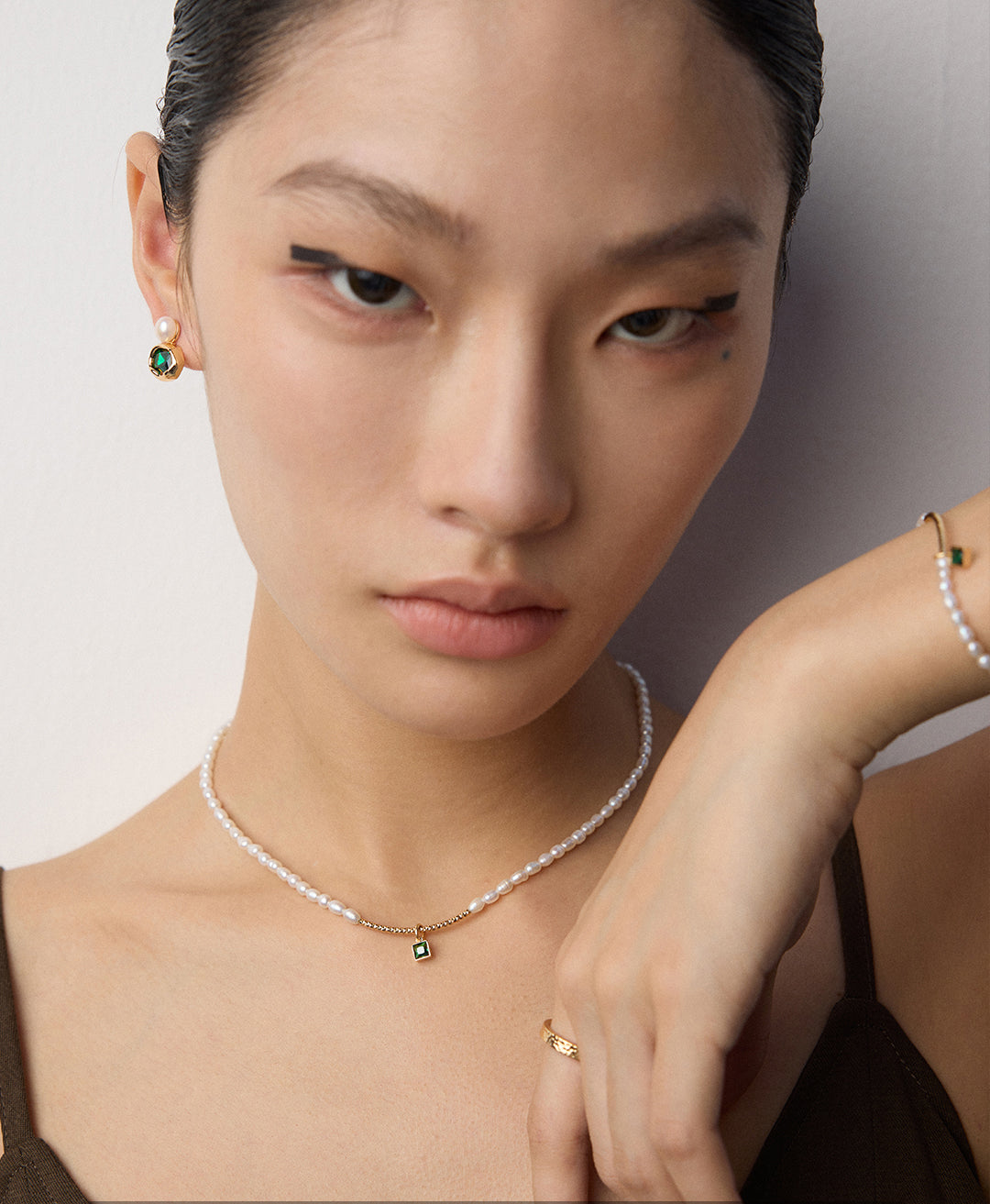 Emerald Whisper Necklace