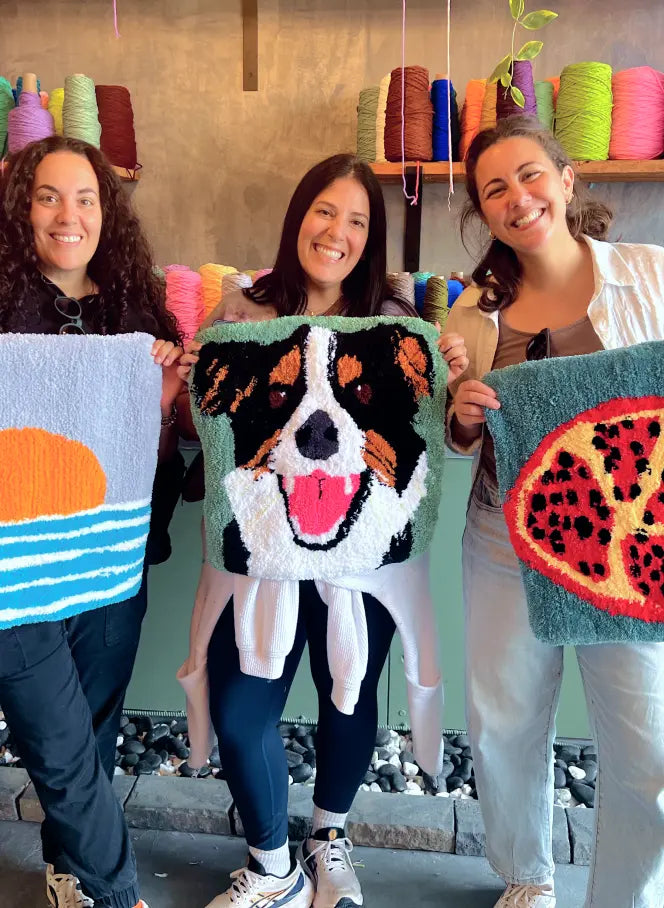 Birthday Bash with a Tufting Twist! Abstract