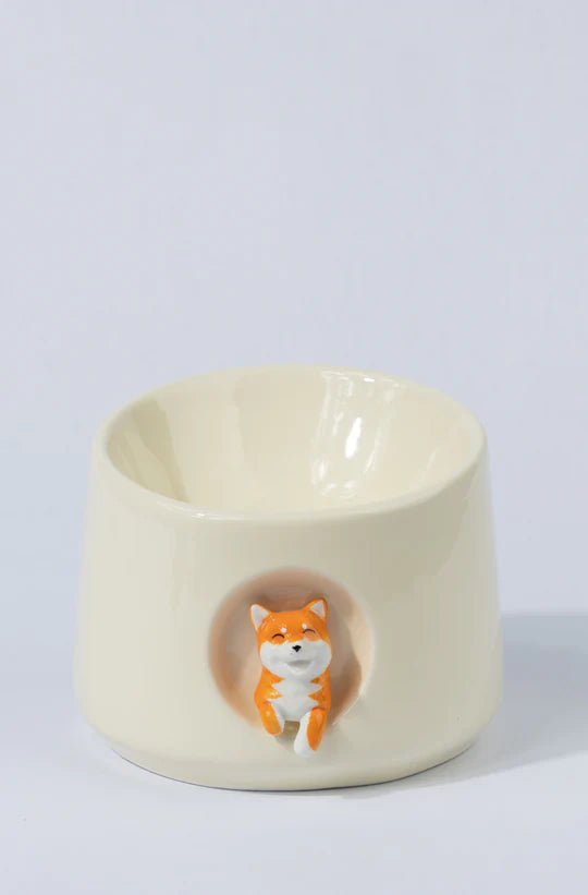 Shiba Inu/Cartoon Cat Pet Bowl